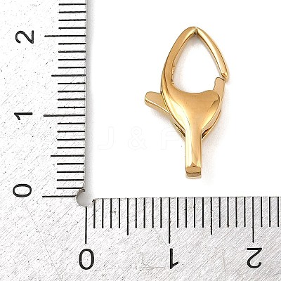 316 Stainless Steel Lobster Claw Clasps STAS-C154-02C-G-1