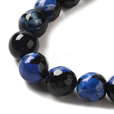 Natural Fire Crackle Agate Beads Strands G-G079-A04-03-1