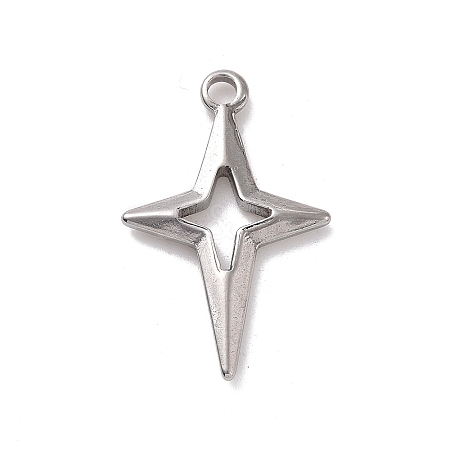 Non-Tarnish 304 Stainless Steel Pendants STAS-E169-17P-1