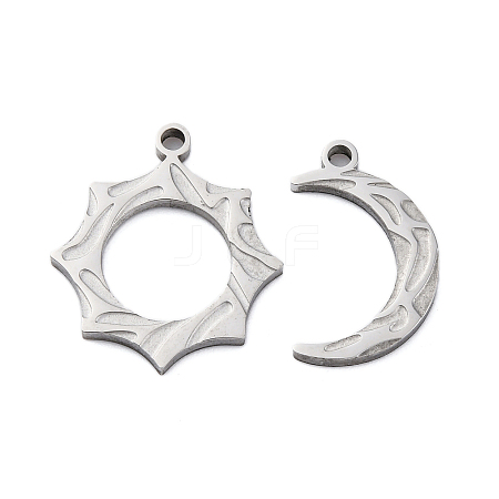 304 Stainless Steel Pendants STAS-H235-03B-P-1