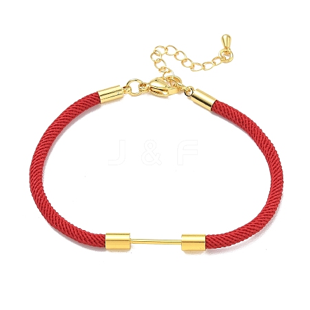 Nylon Cord Bracelet Making KK-CBACFA2-01G-35-1