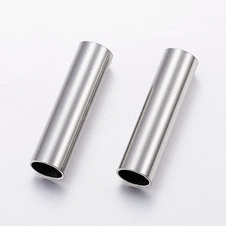 304 Stainless Steel Tube Beads X-STAS-P128-10-1