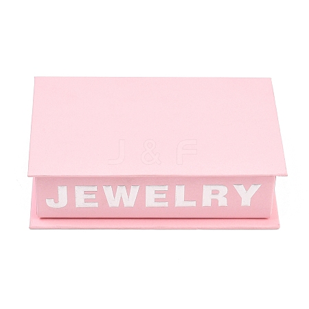 Words Printed Paper Jewelry Display Magnetic Cases CON-K015-04B-1