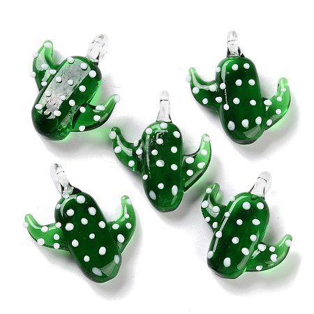 Handmade Lampwork Pendants LAMP-S068-01D-1