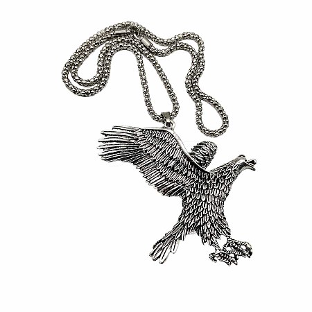 New domineering eagle pendant necklace with stylish and atmospheric hip-hop style DU1925-1