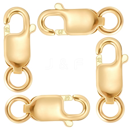 4Pcs 1/20 14K Gold Filled Lobster Claw Clasps FIND-SC0020-13A-1