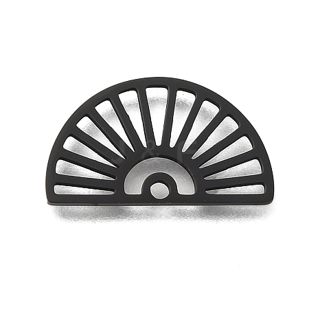 Ion Plating(IP) 304 Stainless Steel Pendants STAS-M067-07B-1