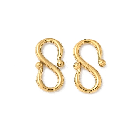 304 Stainless Steel S-Hook Clasps STAS-L300-003B-G-1