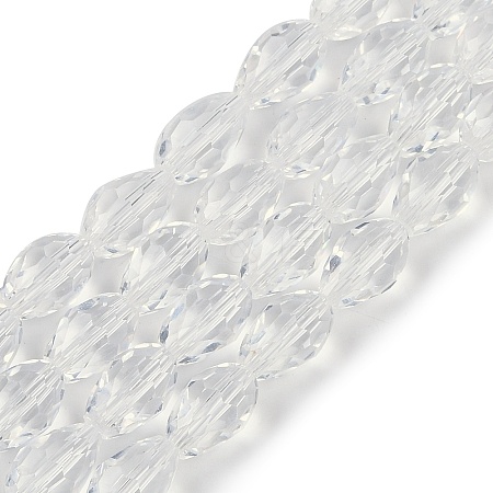 Transparent Glass Beads Strands EGLA-N013-T6mm-D01-1