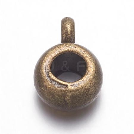 Tibetan Style Tube Bails WAB017H-AB-RS-1