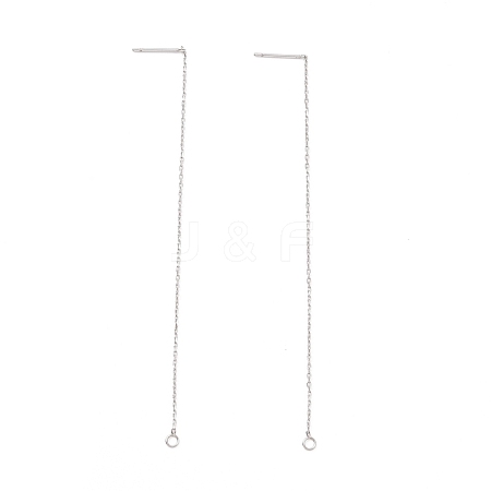 Non-Tarnish 304 Stainless Steel Stud Earring Finding STAS-E161-06P-1