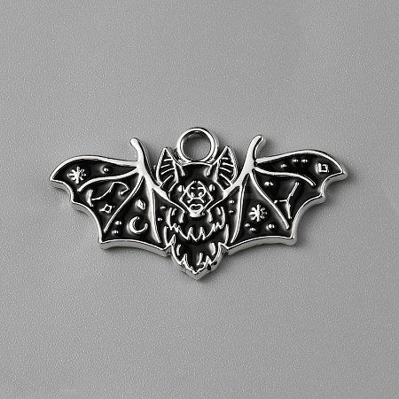 Halloween Alloy Enamel Pendants ENAM-CJC0002-34P-02-1