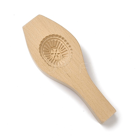 Beech Wooden Press Mooncake Mold WOOD-K010-06-1