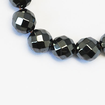 Non-magnetic Synthetic Hematite Beads X-G-S086-8mm-1