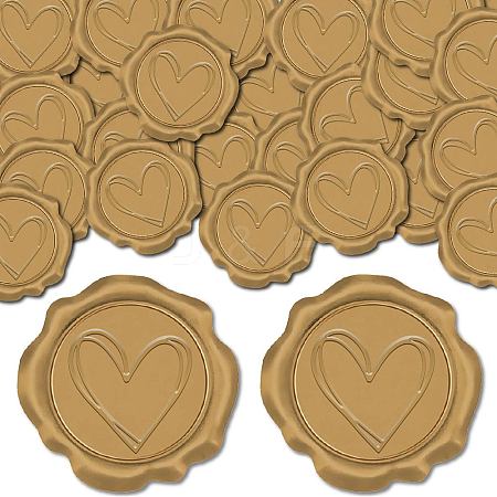 50Pcs Adhesive Wax Seal Stickers DIY-CP0010-84B-1