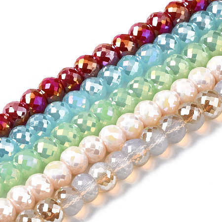 Glass Beads Strands GLAA-Q090-001-1