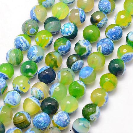 Natural Fire Crackle Agate Bead Strands G-K166-06F-8mm-09-1