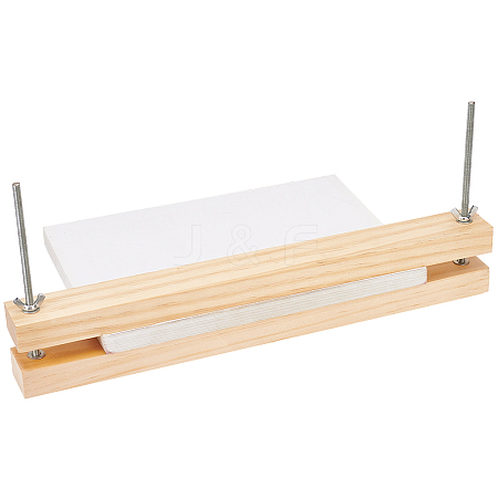 Wood Book Binding Machine Findings DIY-WH0453-37-1