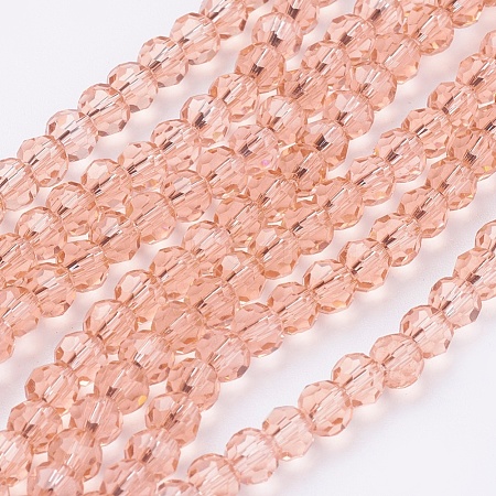 Glass Beads Strands EGLA-J042-4mm-23-1