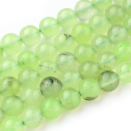 Natural Prehnite Beads Strands G-I250-01B-1