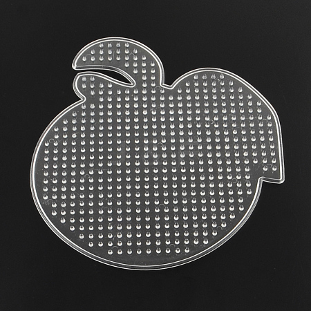 Apple ABC Plastic Pegboards used for 5x5mm DIY Fuse Beads X-DIY-Q009-50-1