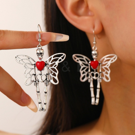 Alloy Dangle Earrings for Women PW-WG8ABE0-05-1