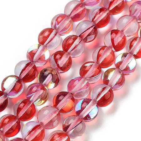 Transparent Glass Beads GLAA-B022-6mm-04-1