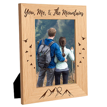 Natural Wood Photo Frames AJEW-WH0292-023-1