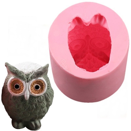 DIY Food Grade Silicone Owl Fondant Molds PW-WG33730-02-1