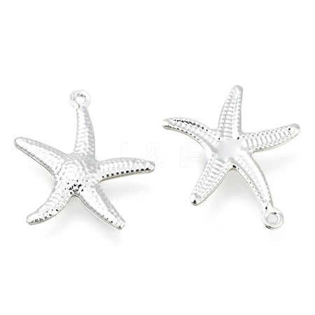 Starfish Brass Pendants X-KK-L134-11S-1
