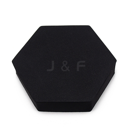 Hexagon Polymer Photography Foam Cube Display Stand ODIS-WH00011-29B-1