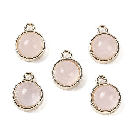 Natural Rose Quartz Pendants G-K372-03G-12-1