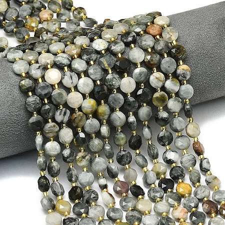 Natural Eagle Eye Stone Beads Strands G-C116-A41-02-1