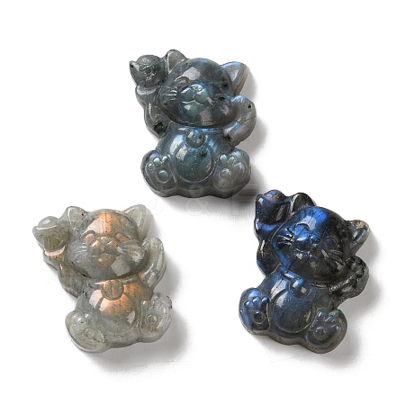 Natural Labradorite Cabochons G-I368-B09-1