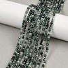 Natural Moss Agate Beads Strands G-A129-3mm-01-1