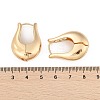 Brass Hoop Earrings for Women EJEW-U041-05G-5