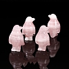 Natural Rose Quartz Carved Penguin Figurines PW-WG770A9-01-1