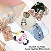 Olycraft PVC Plastic Panda Keychain KEYC-OC0001-04-6