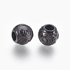 316 Surgical Stainless Steel European Beads STAS-F195-128B-04-2