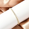 Clear Cubic Zirconia Tennis Bracelet X-BJEW-A132-02G-5