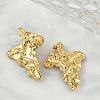 304 Stainless Steel Stud Earrings For Women EJEW-B113-01G-02-2