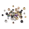 Mega Pet 40Pcs 10 Style Textured 304 Stainless Steel Beads STAS-MP0001-09-3