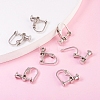 Brass Screw On Clip-on Earring Findings LS-KK-L164-02P-5