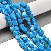Natural Howlite Beads Strands LS-G-P497-01E-37-2