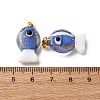 Handmade Lampwork Pendants LAMP-A007-01G-04-01-2