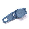 Spray Painted Alloy Replacement Zipper Sliders PALLOY-WH0067-97C-2