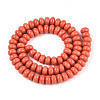 Opaque Spray Painted Glass Beads GLAA-ZX008-8mm-18E-2