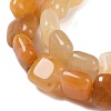 Natural Topaz Jade Beads Strands G-M435-A10-01-4