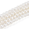 Baking Paint Transparent Glass Beads Strands DGLA-N011-4mm-01-1