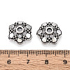 Tibetan Style Alloy Bead Caps TIBEB-T004-20AS-3